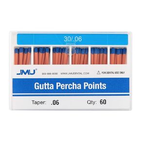 JMU Dental Gutta Percha Points .02 Taper, #15, Spill-Proof Box, 120pcs