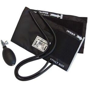 Labtron Accumax BP Cuff & Inflation System - Includes Cuff, 2-Tube Bladder, Bulb, & Valve - Adult, Black, 2365A in Kuwait