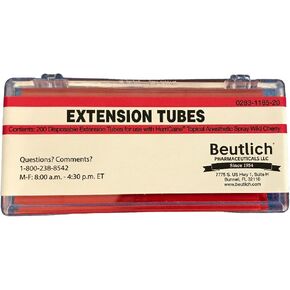 Beutlich 0283-1185-20 Hurricaine Topical Anesthetic Spray Extension Tubes - 200/BX