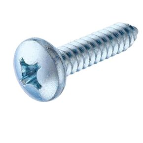 Zinc Plated Pan Head Phillips Wood Sheet Metal Screws (100, 3/4 inch Long)
