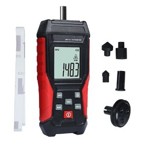 Digital Tachometer, 2-in-1 Tachometer Handheld Contact 3~100,000RPM & Non-Contact 3~19999RPM RPM Meter with 4 Contact Probes,Backlight RPM Tachometer for Small Engines
