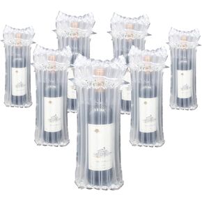 10 Packs Wine Travel Inflatable Bag Airplane - Wine Bottle Travel Protector Bags,Bubble Travel Camping Wrap Pouches Packing for Wine Bottles