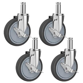 4 inches Stem Casters for Wire Shelving Racks