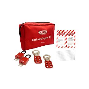 OSHA Compliant ABUS Electrical Lockout Tagout Kit - Loto Kit with Loto Locks, Lockout Tags, Lockout Hasps (Elite)