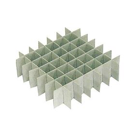 CD-25, Cardboard Divider for 2" or 3" Boxes, 25 Place, Cell Opening: 0.96", Pack of 12