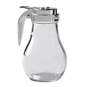 Syrup Dispenser with Cast Zinc Top, 14-Ounce (1, 14 OZ)