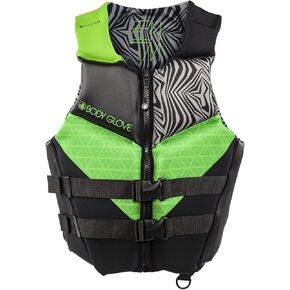 Body Glove Men’s Phantom USCGA Life Jacket PFD-GRN/Gry-XL