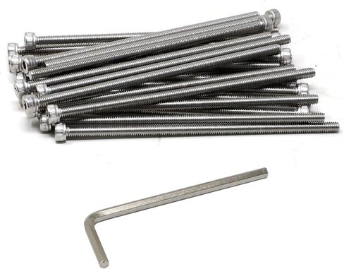 Iexcell 1500 قطعة M3 x 4/6/8/10/12/16/20/25/30/35/40/45/50 الفولاذ المقاوم للصدأ 304 عرافة المقبس غطاء رأس مسامير البقع المكسرات غسالات مجموعة متنوعة in Kuwait