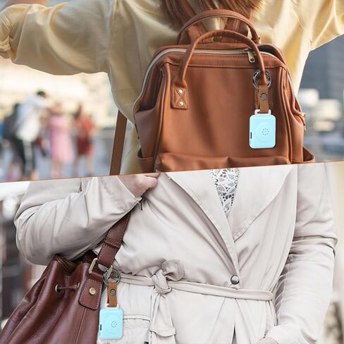 PA01 Fashion Leather Keychain Personal Alarm , Siren for Women, Students, Kids, Elderly, Girls, Panic Alarm, Rechargeable, 130dB extra loud with LED Flashlight. in Saudi Arabia