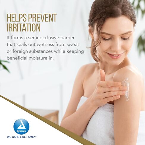 Dynarex LanaShield Skin Protectant Cream - Chafing Cream For Adult Diaper Dermatitis Rash - Seals Moisture & Protects Dry, Cracked Skin - 4oz Tube, 24 Per Case in Kuwait