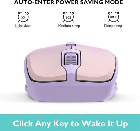 Bluetooth Wireless Mouse,Bluetooth Mouse BT 5.0/3.0 Wireless Mouse for Laptop 2.4G Computer Mouse Silent Mouse Optical Cordless Mouse 3 DPI for Laptop MacBook Laptop Notebook PC Tablet (Black) in Kuwait