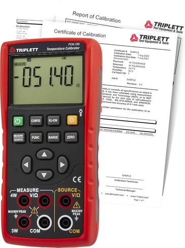 Triplett PCAL100 High Precision Temperature Calibrator - Measurement and Sourcing of Temperature, Voltage, Resistance in Kuwait