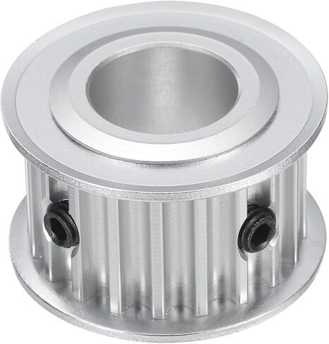 uxcell 5M-20T-5/8B Timing Belt Pulley 5/8" Bore, 20 Teeth Aluminum Alloy Synchronous Wheel, Pitch 5mm Tooth for 15mm Width Belt in Saudi Arabia