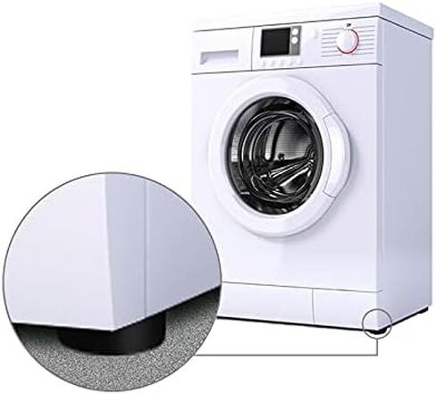 وسادات مضادة للاهتزاز للغسالة من Ideaworks JB6368، عبوة واحدة، أسود، 4 قطع in Kuwait