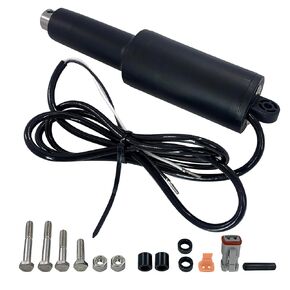 15055-001 Boat Trim Tab Actuator 12 Volt 101 XD Series Actuator Fit for Lenco 5/16" MTG HW Actuator w/6' Cable Used with HD, Xd, High Performance & Super Strong Tabs, 21/4" Stroke