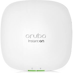 HPE Networking Instant On Access Point AP22 2x2 WiFi 6 Indoor Wireless Access Point (5 Pack) | Long Range, Secure, Smart Mesh Support | Power Source Not Included | US Model (R4W01A-5PACK)
