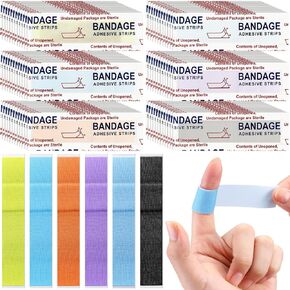 120 قطعة من الضمادات القماشية المرنة الطويلة للغاية، أربطة شريطية لاصقة مقاس 4.75 × 0.75 بوصة، ضمادات أصابع غير مطاطية للأيدي والأقدام كبيرة الحجم، والنجارين وعمال البناء in Kuwait