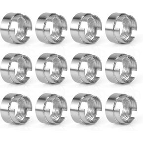 12pcs Thread Adapter, 0.35 Inch Diameter Thread Screw Converter 510 Thread Adapter Threaded Adapters Connector Soldering Iron Adapters for Repairing Electronic Equipment