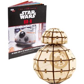 Star Wars X-Wing 3D Wood Puzzle & Model Figure Kit (73 Pcs) - Build & Paint Your Own 3-D Movie Toy - Holiday Educational Gift for Kids & Adults, No Glue Required, 12+