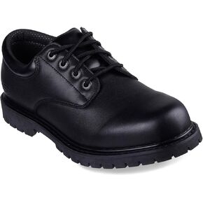 Skechers Men's Work Cottonwood Cantix Leather Slip Resistant Shoe Food Service