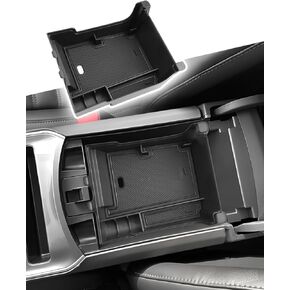صينية تنظيم وحدة التحكم المركزية CDEFG لـ 2023 2024 2025 Honda Pilot، 2024 Ridgeline، 2024 Passport، صندوق تخزين مسند الذراع، صينية مسند الذراع للطيار/Ridgeline/جواز السفر