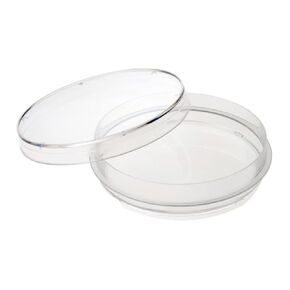 Celltreat 229620 Tissue Culture Treated Dish with Grip Ring, Sterile, 15-16mL Working Volume, 100mm D x 20mm H (Case of 300)