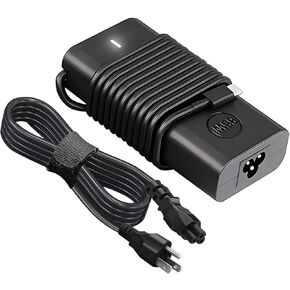 130W USB C Laptop Charger for DELL XPS 15 9575 2-in-1 XPS 15 9500 17 9700 Latitude 5310 5320 7410 7310 7210 9410 Precision 5550 5750 5530 Yoga 910 Type C Power Adapter