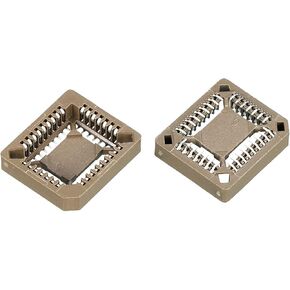 PATIKIL PLCC44P IC Socket 44Pin 1.26mm Pitch SMT Surface Mounted Devices for PCB Board Pack of 2