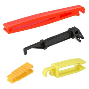 4 PCS Car Fuse Puller, Mini Plastic Fuse Puller, Fuse Puller Tool for Automotive, Universal Fuse Removal Tool for Car Motorcycle Truck Fuses Relacement