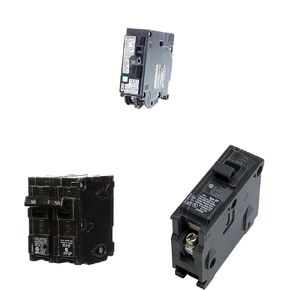 20 Amp 1-Pole Dual Function (CAFCI/GFCI) Plug-On Neutral Circuit Breaker