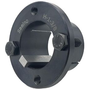 H-1-3/8 Split Taper Bushing 1 3/8 inch bore,H Style Fixed Bore,Carbon Steel Locking Bushings for Pulley/Sheaves