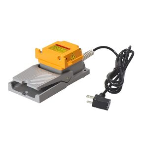 Kacon HRF-HD3F PBP, Foot Switch, Piggyback Plug, 3.2 Pounds Sturdy Thick Aluminum die-Casting, 250VAC, 1C Contacts, IP65, UL 6.5 feet Cords