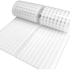 Self Adhesive Dots,500pcs(250 Pairs) 0.79" Diameter Strong Sticky Sticker Round Circle Dots, Hook and Loop Dots with Adhesive for Arts and Crafts, School Classroom, Office, Home