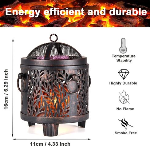 Wax Warmers for Scented Wax, Candle Wax Melt Warmer, Electric Wax Warmer Fireplace Wax Burner, Oil Burner for Scented Oil Spa Home Office Bedroom in Kuwait