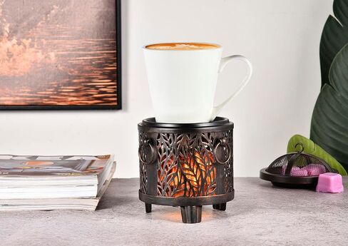Wax Warmers for Scented Wax, Candle Wax Melt Warmer, Electric Wax Warmer Fireplace Wax Burner, Oil Burner for Scented Oil Spa Home Office Bedroom in Kuwait