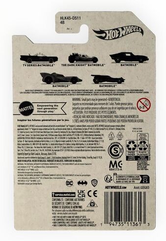 Hot Wheels Batman Batmobile (5/5 Animated Series Gold 169/250) in Saudi Arabia