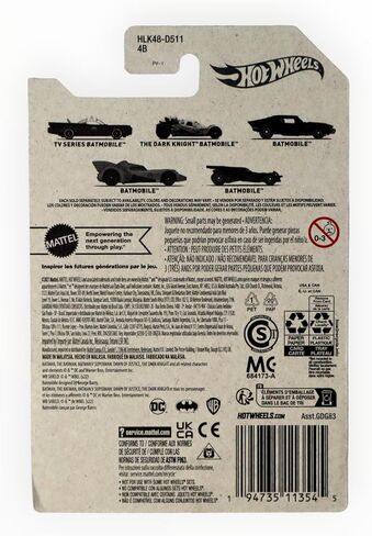 Hot Wheels Batman Batmobile (5/5 Animated Series Gold 169/250) in Saudi Arabia