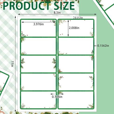 250 Pcs Christmas Address Labels 2 x 4 Inch Foil Snowflake Printable Gift Tags Compatible with Laser and Inkjet Printer Mailing Label 10 Per Sheet for Package School Office (Blue, Snowflake) in Saudi Arabia