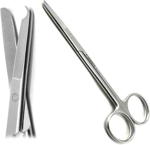 Professional Dental Surgical Medical Dissecting Scissors | Trimming Cutting Nursing Stitch Suture Veterinary | Tissue Surgery Instruments (Iris Gum Scissors Cur TC 11.5cm) in Saudi Arabia