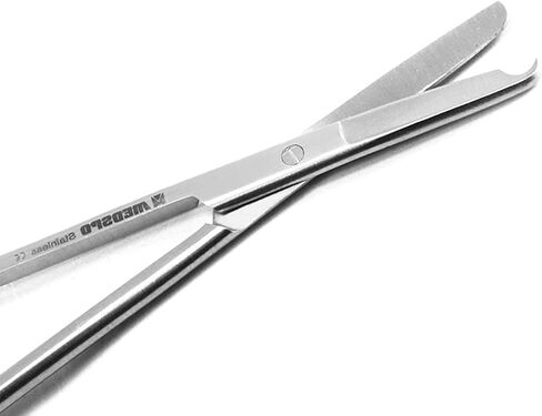 Professional Dental Surgical Medical Dissecting Scissors | Trimming Cutting Nursing Stitch Suture Veterinary | Tissue Surgery Instruments (Iris Gum Scissors Cur TC 11.5cm) in Saudi Arabia