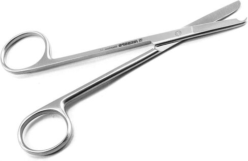 Professional Dental Surgical Medical Dissecting Scissors | Trimming Cutting Nursing Stitch Suture Veterinary | Tissue Surgery Instruments (Iris Gum Scissors Cur TC 11.5cm) in Saudi Arabia
