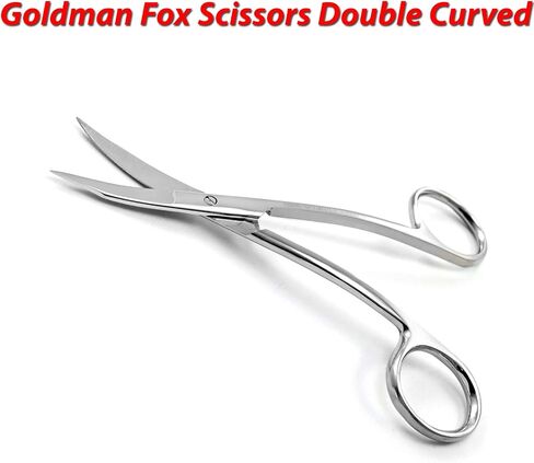 Professional Dental Surgical Medical Dissecting Scissors | Trimming Cutting Nursing Stitch Suture Veterinary | Tissue Surgery Instruments (Iris Gum Scissors Cur TC 11.5cm) in Saudi Arabia
