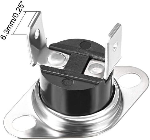 uxcell KSD301 Thermostat 100°C/212°F Normally Closed N.C Adjust Snap Disc Temperature Switch for Microwave,Oven,Coffee Maker 5pcs in Saudi Arabia
