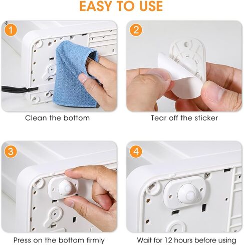 عجلات الأجهزة من Aieve لأجهزة المطبخ، 16 قطعة منزلق للأجهزة، عجلات صغيرة ذاتية اللصق، عجلات دوارة لسطح الطاولة in Kuwait