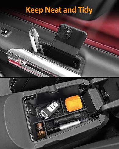 CDEFG Center Console Organizer Tray for 2023 2024 2025 Honda Pilot, 2024 Ridgeline,2024 Passport, Armrest Storage Box Insert Arm Rest Tray for Pilot/Ridgeline/Passport Accessories in Saudi Arabia