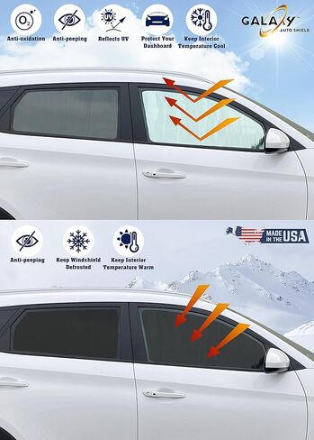 Custom Fit Reflective Windshield Sun Shade for 2023 2024 Chevrolet Colorado Pickup Truck, Insulated Sunshade Privacy Accessories Blockout UV Reflector Protection - Made in USA in Saudi Arabia