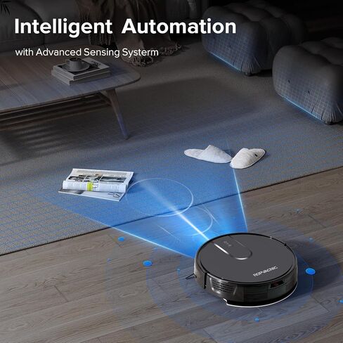 Robot Vacuum Cleaner Robot Vacuum and Mop Combo with 4000Pa Suction, Personalized Cleaning Adjustments, Self-Charging Robotic Vacuum Cleaner, Advanced Obstacle Avoidance in Saudi Arabia
