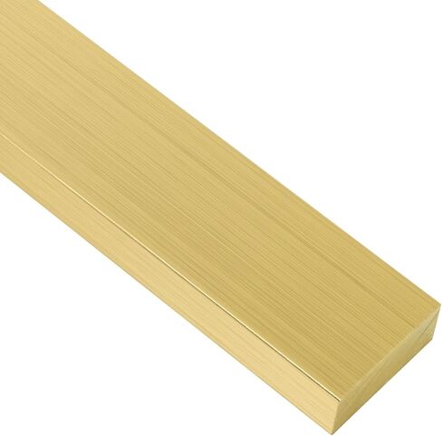 LEXININ 2 قطعة 0.39 × 1 × 5 بوصة شريط نحاسي مستطيل، شريط نحاسي مسطح للاستخدام بنفسك، الحرف اليدوية in Kuwait