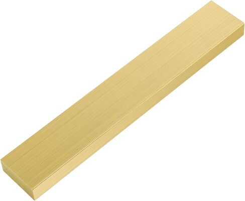 LEXININ 2 قطعة 0.39 × 1 × 5 بوصة شريط نحاسي مستطيل، شريط نحاسي مسطح للاستخدام بنفسك، الحرف اليدوية in Kuwait