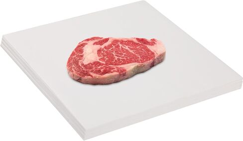 GeeRic 100 Pcs Freezer Papers, 12 * 12 Inch Butcher Paper, Coated Moisture Resistant Wrap, Protect Against Freezer Burn in Kuwait